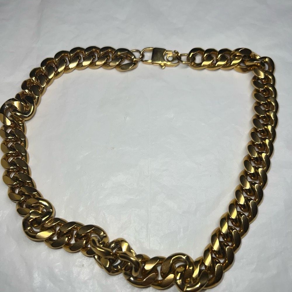 18kgf Solid Double Statement Chain - image 8